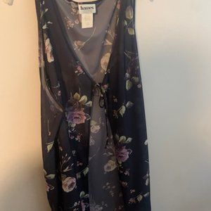 Flowered Sheer Cover- up